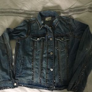 Studded denim jacket